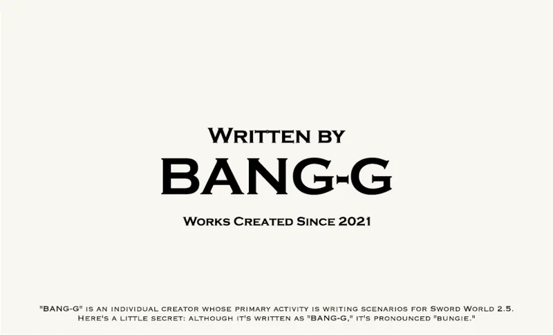 ソドワファンフェス出展サークル「BANG-G」のサークルカット